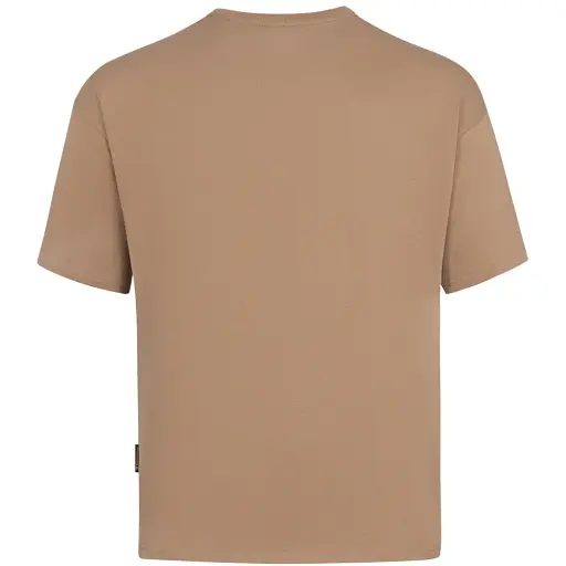 Футболка мужская Frontier Small logo S Beige - фото 3