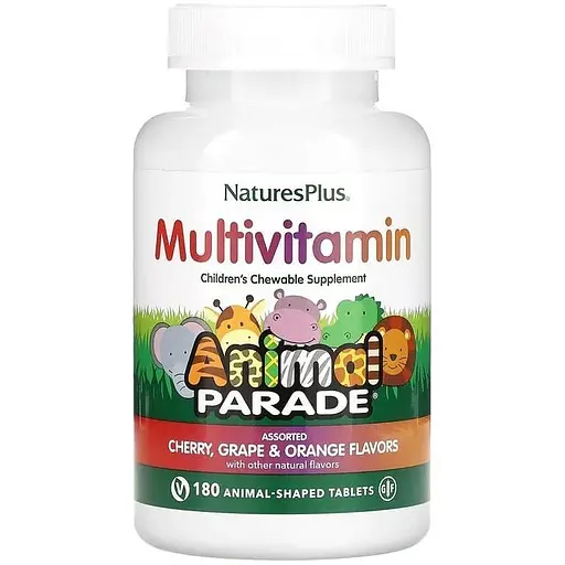 Мультивітаміни Nature's Plus Assorted Chewable 180 tabs (1086-2022-10-2861)