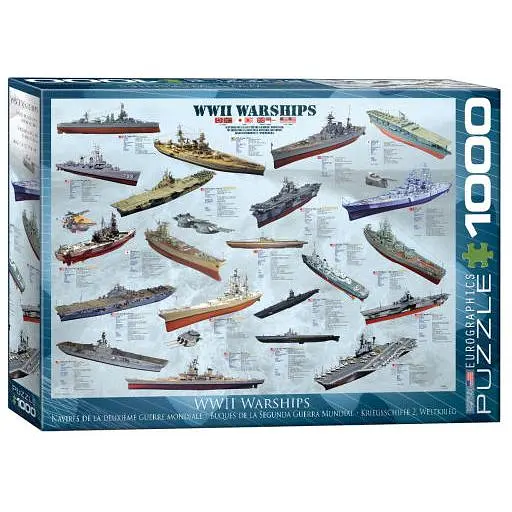 Пазл EuroGraphics Корабли Второй мировой войны 1000 эл. (6000-0133)