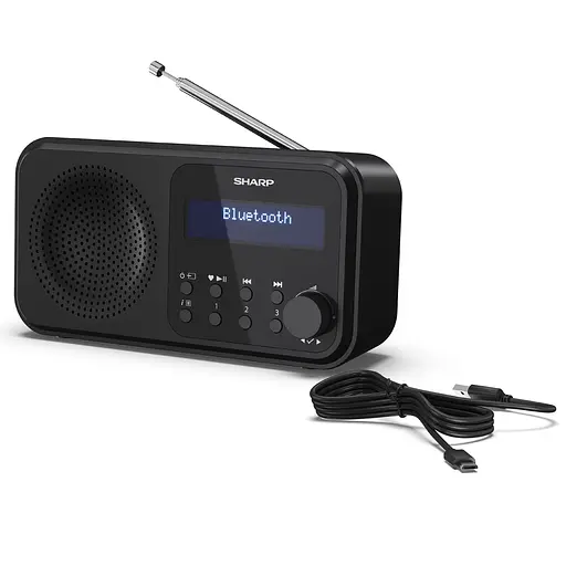 Радиоприемник Sharp DR-P420 Black - фото 4