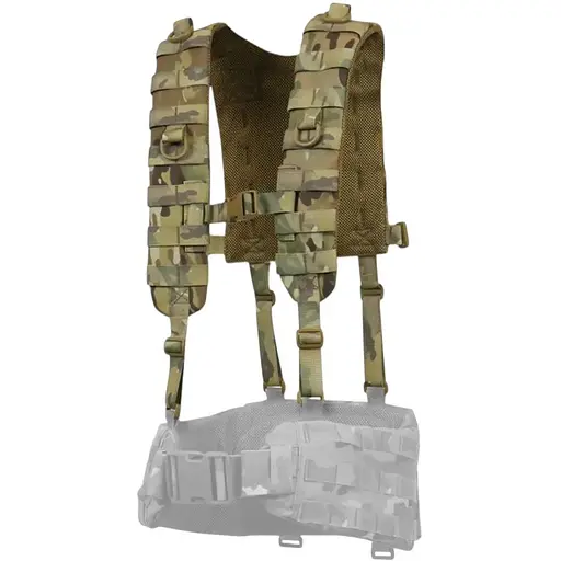 Лямки м'які для тактичних поясів РПС Kiborg з евакуаційною ручкою MultiCam (1000-k3026) - фото 2