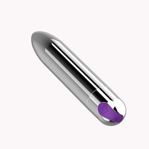 Водонепроникна віброкуля з 10 режимами USB 9,2 см Металік K0577-1 - фото 1