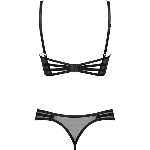 Комплект Obsessive Roxelia 2-pcs crotchless set XS/S - фото 4