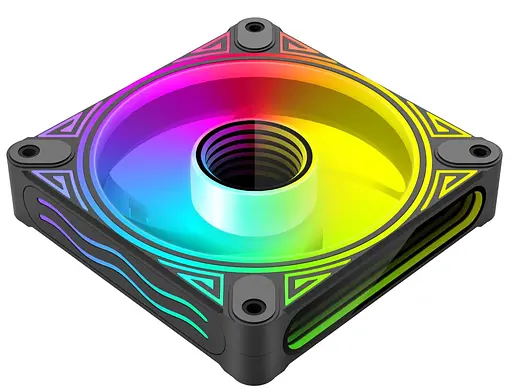 Вентилятор Coolmoon 120мм CM-DM1-B Reverse (CM-DM1-B-R) Black - фото 5