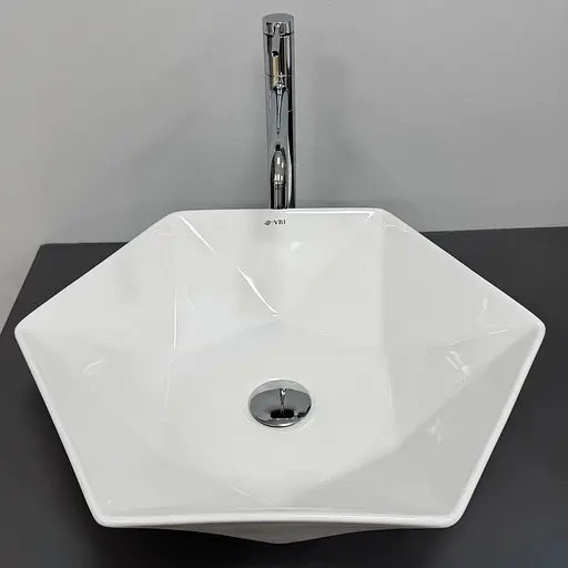 Умивальник VBI Rocazzo white накладний VBI-012624, Білий - фото 5