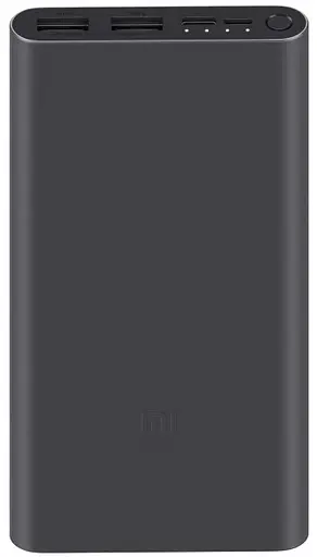 Портативная батарея Xiaomi Mi 3 10000mAh 18W Fast Charge PLM13ZM (Black)