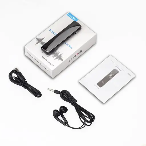 Професійний цифровий диктофон з активацією запису голосом Savetek GS-R60, 32 Гб пам'яті (100640-32) - фото 8