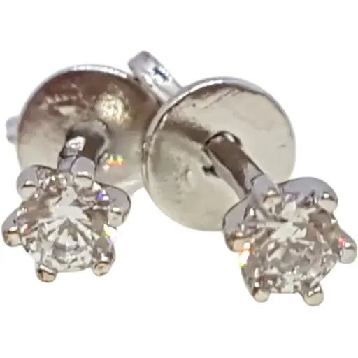 Золоті сережки-пуссети Імперія золота з фіанітами. СП286БИ