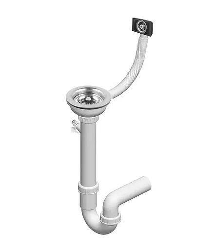 Гранітне кухонне миття Rea Nels grey granit ZLE-00118, Сірий - фото 3