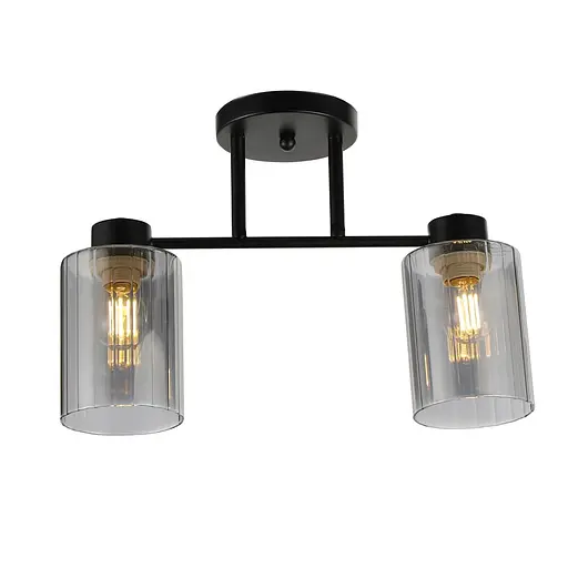 Люстра Ardero BL1320-1 OSTIN під лампу чорний - фото 1