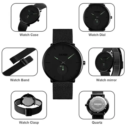 Мужские наручные часы Skmei 9185 design green - фото 3