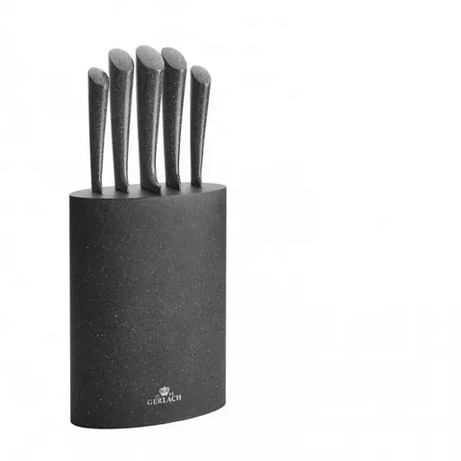 Набор из 5 кухонных ножей и подставок. Gerlach Granitex (5901035502833)