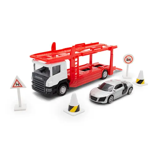 Ігровий набір автомоделей "Автоперевізник Sсania" TechnoDrive 250430U масштаб 1:64 - фото 8