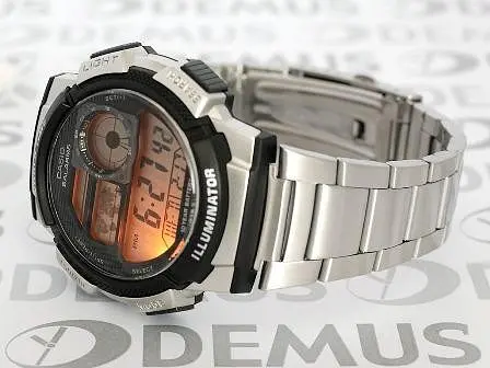 Стильные электронные часы мужские наручные японские Оригинал Casio Collection AE-1000WD-1AVEF - фото 7