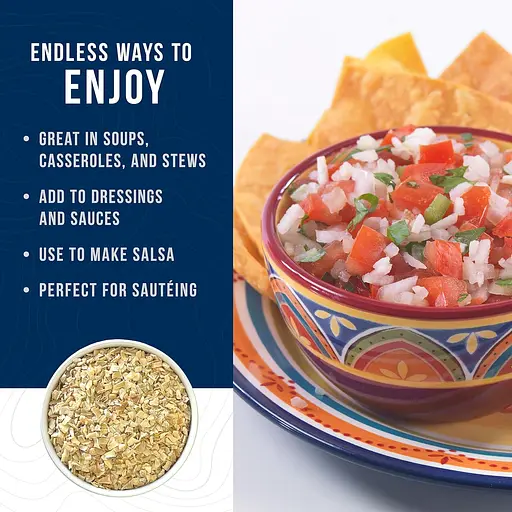 Лук нарезанный сублимированный с длительным сроком хранения 25 лет Augason Farms, 217 порций (101097) - фото 4