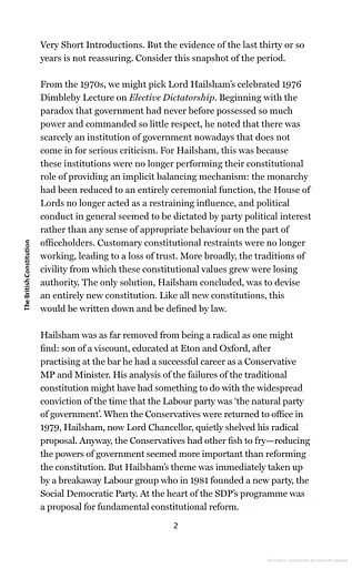 British Constitution. A Very Short Introduction - фото 5