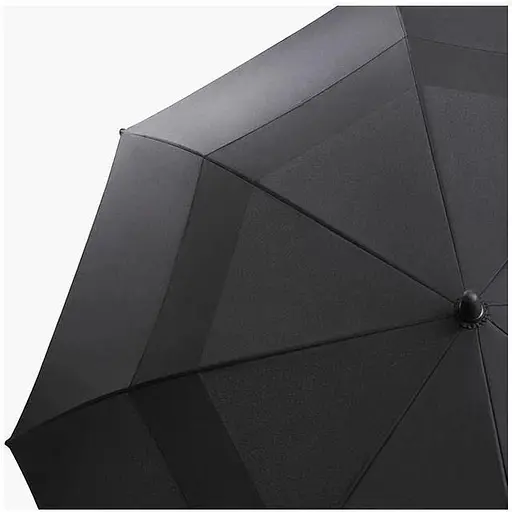 Парасолька RunMi Ninetygo Double-layer Windproof Golf Automatic Umbrella (6941413217156) чорна - фото 6