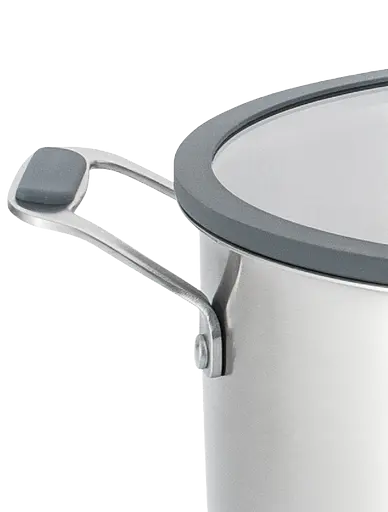 Кастрюля IQ Be Brave нержавеющая сталь 4.2 л с крышкой 22 см (IQ-2052-22) - фото 3