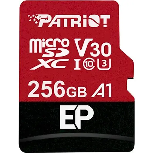 Карта памяти Patriot microSDXC(U3) 256Gb+Ad (PEF256GEP31MCX)