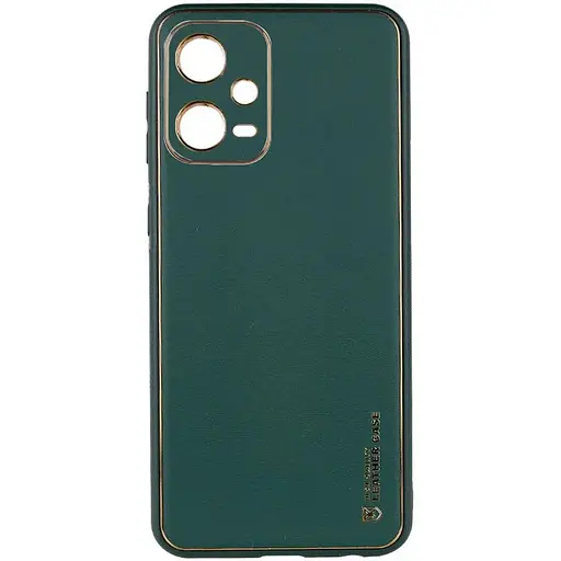 Шкіряний чохол Xshield для Xiaomi Poco X5 5G / Redmi Note 12 5G Зелений / Army green