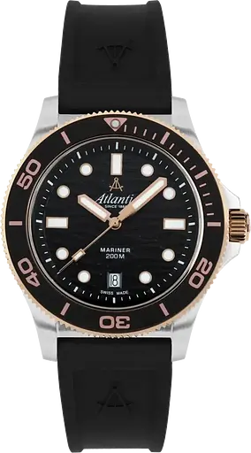 Годинник Atlantic Mariner Quartz Wave Black 81371.43.69RPU