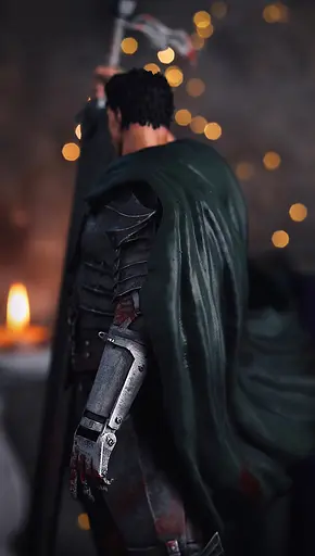 Фигурка 3D Magicca Берсерк Гатс Berserk Guts 20 см 3DM BSK G 20 - фото 5