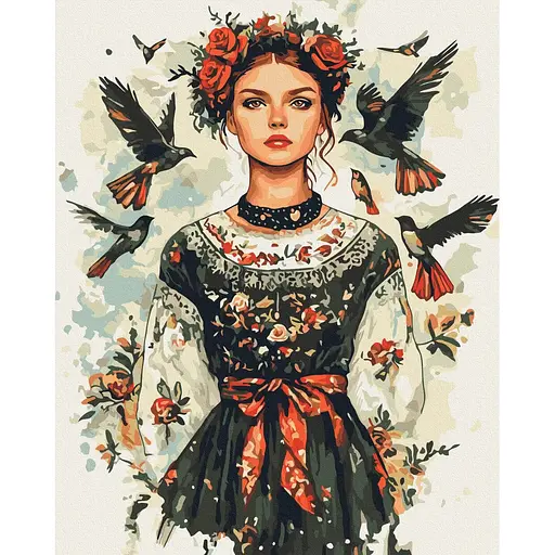 Картина за номерами на підрамнику Brushme Український дух