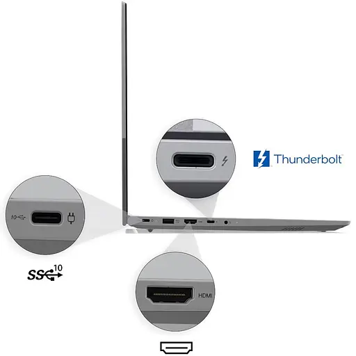 Ноутбук Lenovo ThinkBook 16 G8 IAL Ultra 7 255H la 51GHz, IPS, 16GB DDR5, 512GB, Arc, Без ОС - фото 14