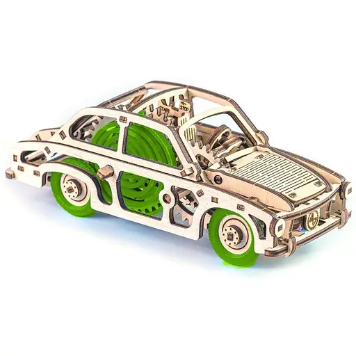 Деревянный конструктор Polish Legend Time For Machine T4M380302 Зеленый - фото 1