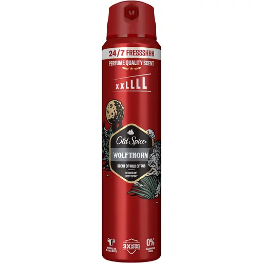 Аерозольний дезодорант Old Spice Wolfthorn Scent of wild citrus 250 мл