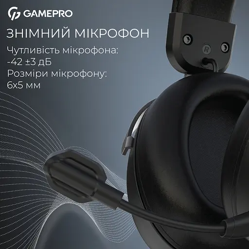 Наушники GamePro Asgard Freya Pro Wireless Black (HSW201B) - фото 9