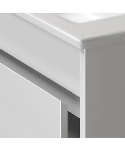 Тумба Мойдодир Prime 60 під умивальник/стільницю підлогова Білий - фото 2