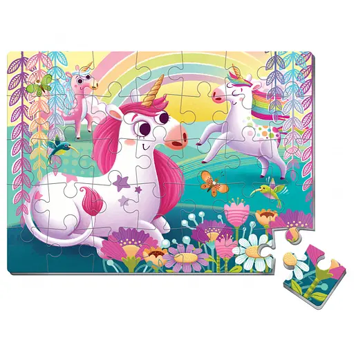 Детские мягкие пазлы «Единороги» VT1102-34, 35 элементов - фото 2