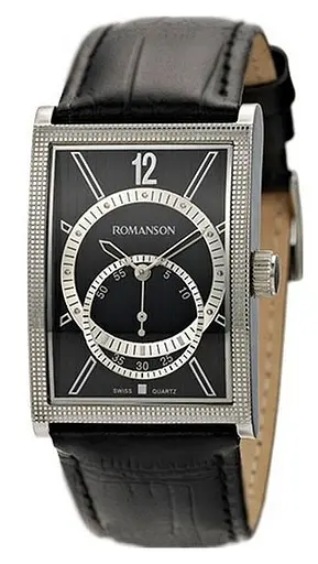 Часы Romanson DL5146NMWH BK кварц.