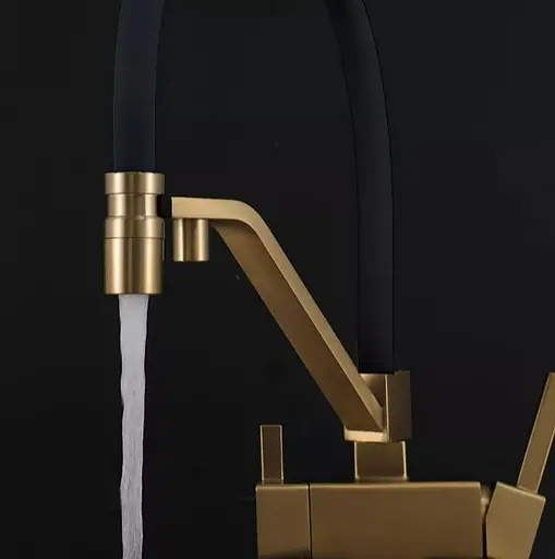 Змішувач для кухні Gappo з виходом для питної води, з гнучким виливом G4395-63 - фото 3