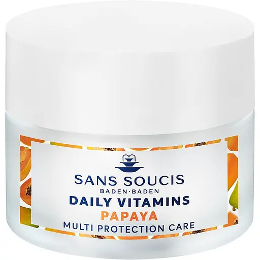 Мультизащитный крем для лица Sans Soucis Daily Vitamins Papaya Multi Protection Care для нормальной и сухой кожи 50 мл  - фото 1
