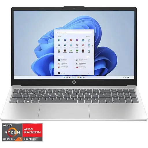 Ноутбук HP 15-fc0001nq 7 7730U 4.50 GHz, 8GB DDR4, 512GB, Windows 11 Home, Natural