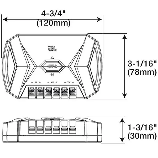 Компонентна акустична система JBL GTO509C - фото 11