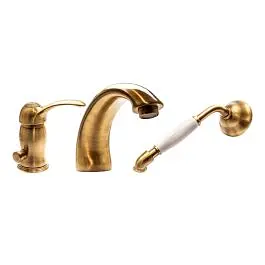 Змішувач на борт ванни Paffoni Flavia bronze FA045BR, Бронза - фото 1