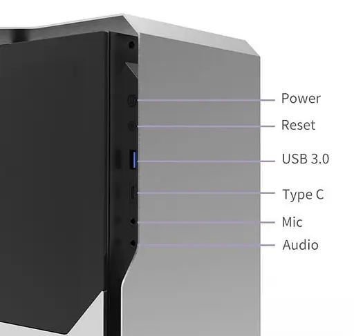 Корпус ALmordor SilverLining 160G ITX Black (ALSL160GIBK) Без БП - фото 6