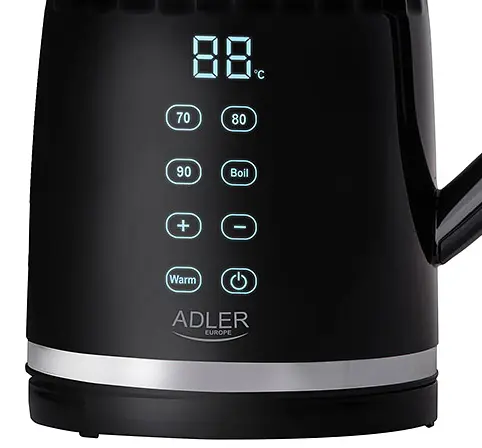 Электрочайник LED с регулятором температуры, 1.7л Adler AD 1350 - фото 3