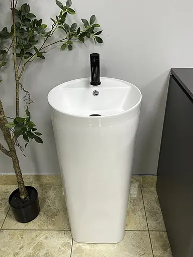 Умивальник підлоговий VBI Asola white VBI-019019, Білий - фото 2