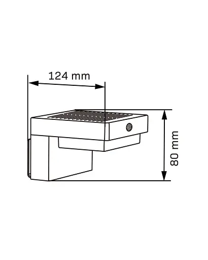 Вуличний світильник на сонячній батареї Goldlux 329417 Mali LED 1x4.5W 4000K 400Lm IP20 чорний - фото 3