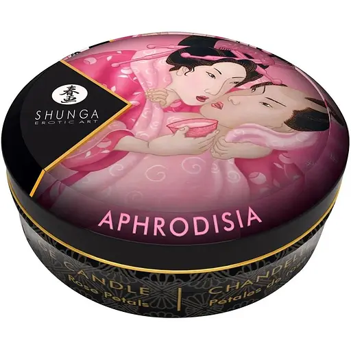 Массажная свеча Shunga Massage Candle роза, 30 мл - фото 2