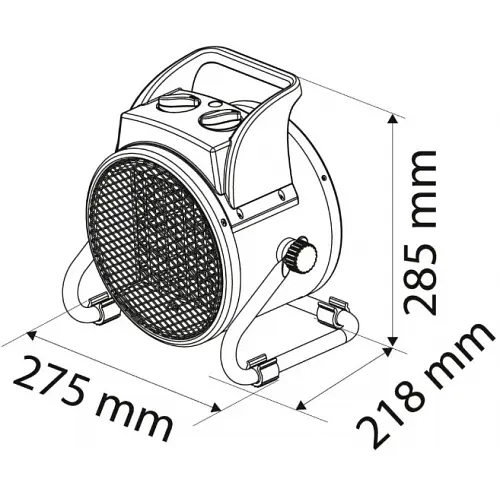 Теплова гармата Neo Tools 3 кВт (90-063) - фото 5