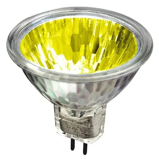 Лампа Brille галогенна 20W GU5.3 MR16 Yellow 12V