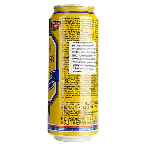 Пиво Oettinger Weissbier світле нефільтроване 4.9% 0.5 л з/б (910699) - фото 3