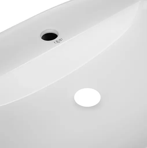 Комплект Qtap Scorpio: Раковина накладная овальная 500x380x120 мм White + Донный клапан PU02 (QT14112202WN47313) - фото 4