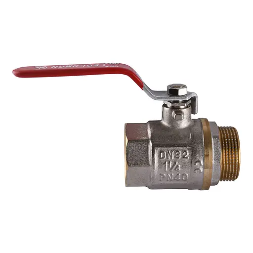 Кран шаровый прямой Solomon 1 1/4″ НВ КР PN40 В1002FM - фото 1