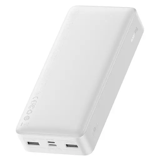 Внешний аккумулятор Baseus Bipow Digital Display 15W 20000mAh Type-C PPDML-J02 White (70161) - фото 3